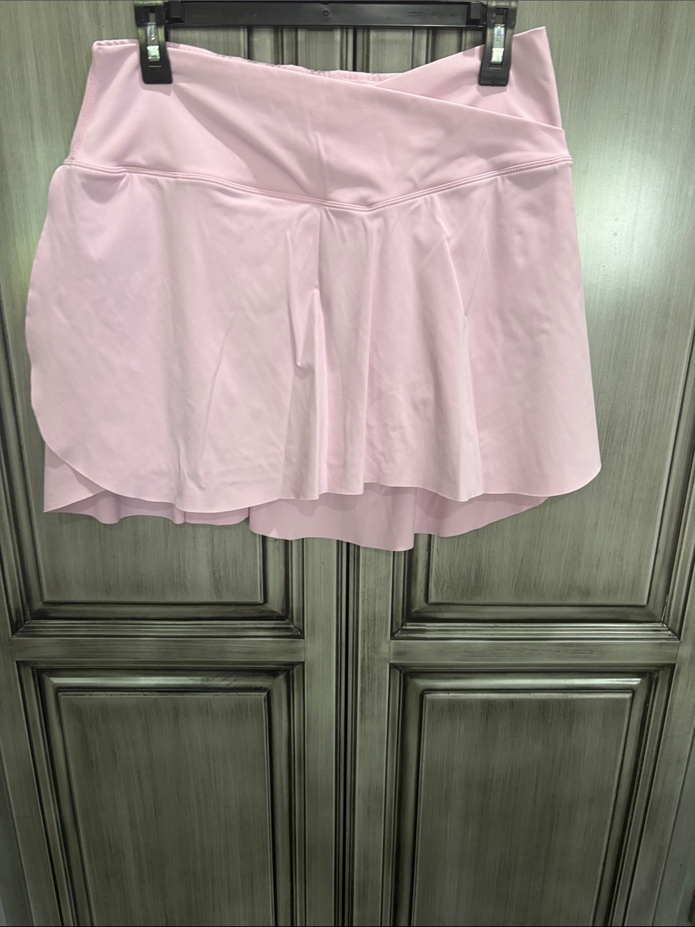 HALARA Light Pink Athletic Skirt with Built-In Shorts